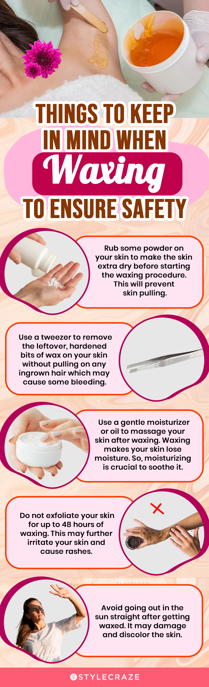 Things To Keep In Mind When Waxing To Ensure Safety(infographic)