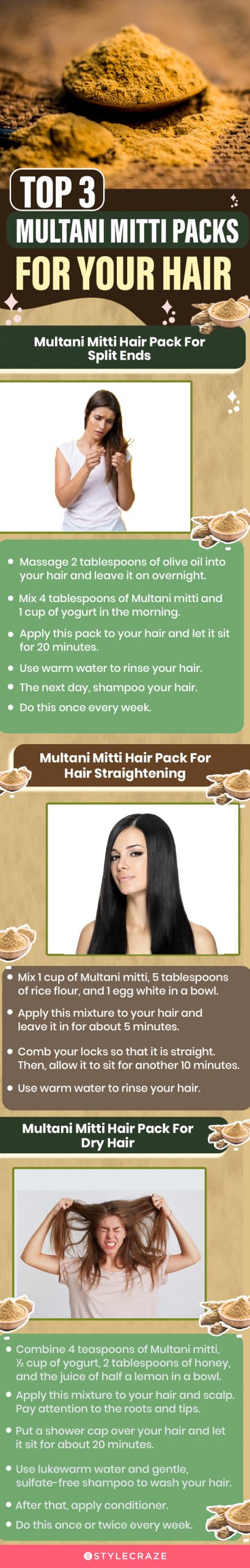 top 3 multani mitti packs for your hair (infographic)