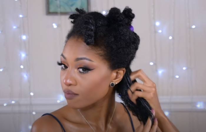 Perfect wash and go hair step 8 is to unravel the twists and comb your hair