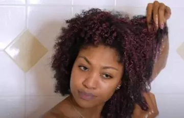 Perfect wash and go hair step 1 is to wet your hair thoroughly