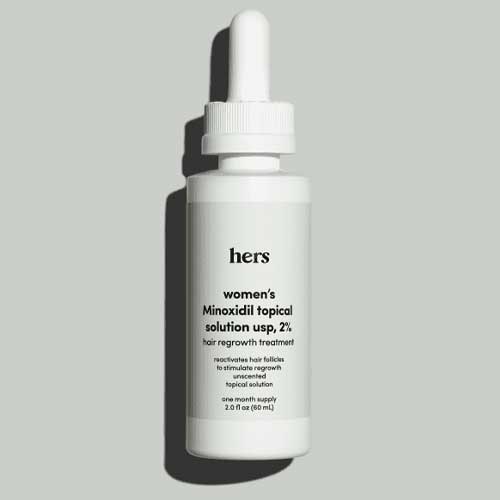 hers Hair Regrowth Treatment Minoxidil Tropical Solution USP 2%