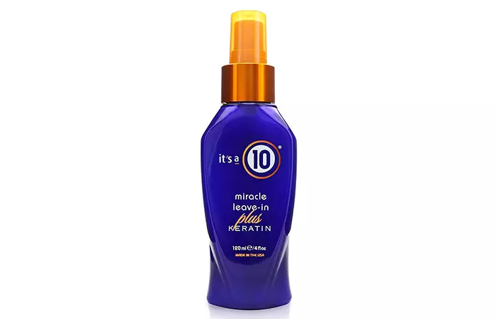 it's a 10 Miracle Leave-In Plus Keratin