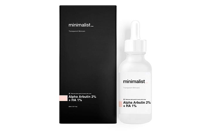 minimalist Transparent Skincare Alpha Arbutin 