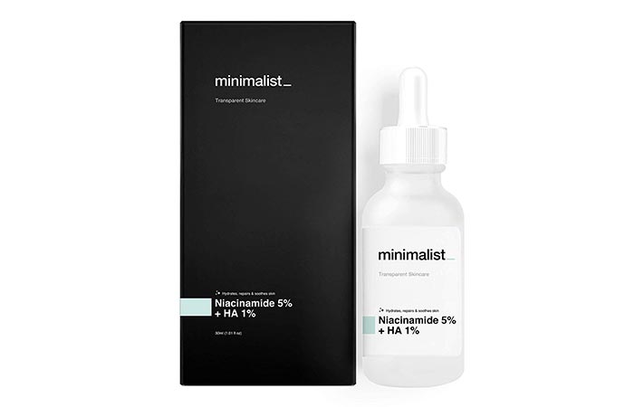 minimalist Transparent Skincare Niacinamide 