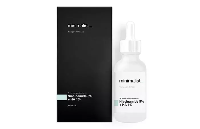 minimalist Transparent Skincare Niacinamide