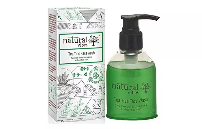 Natural Vibes Tea Tree Face Wash