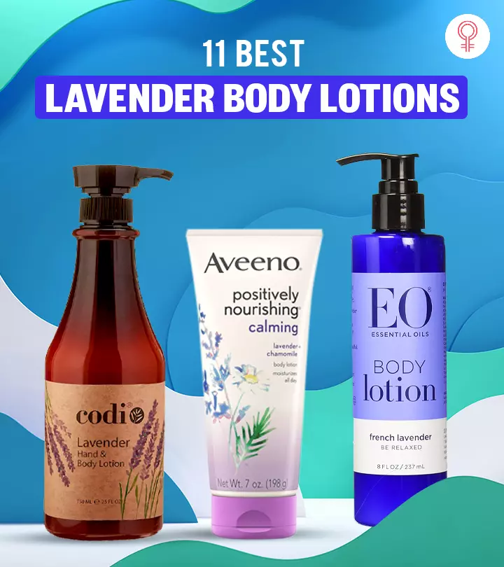 Give a softening touch to your skin with the body lotions that smell like lavendar.