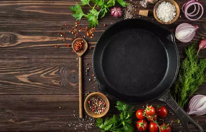 A Cast-Iron Skillet