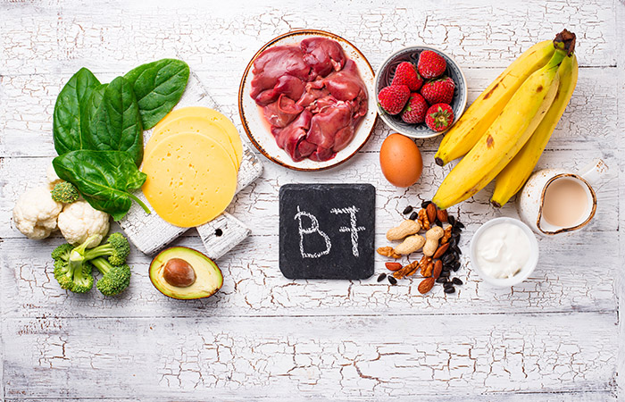 Foods rich in biotin or vitamin B7