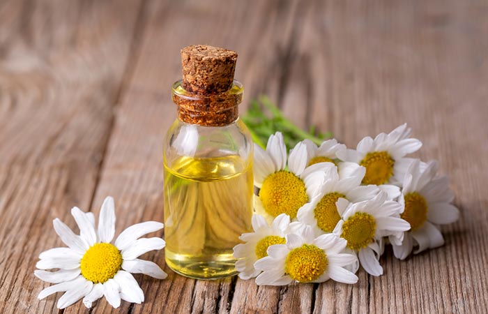 Use chamomile in herbal hair rinses