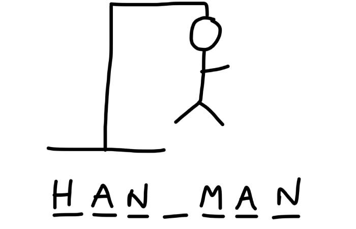 Hangman as a long-distance game