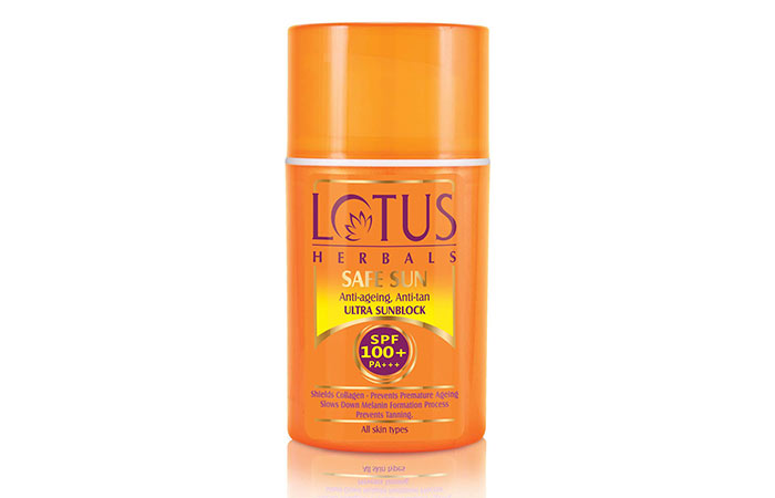 Lotus Herbals Safe Sun Anti-Ageing, Anti-Tan Ultra Sunblock