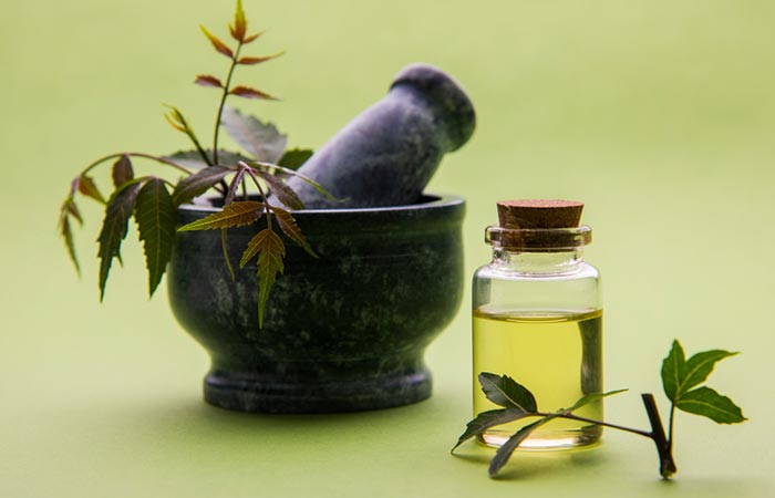 Use neem in herbal hair rinses