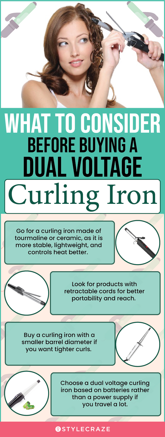Tips To Consider Before Buying A Dual Voltage Curling Iron (infographic)