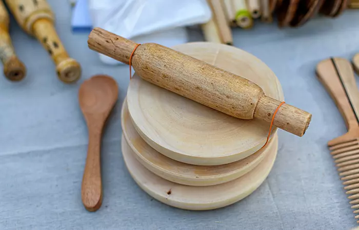 Wooden Roti Maker