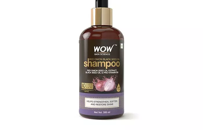 WOW Skin Science Red Onion Black Seed Oil Shampoo