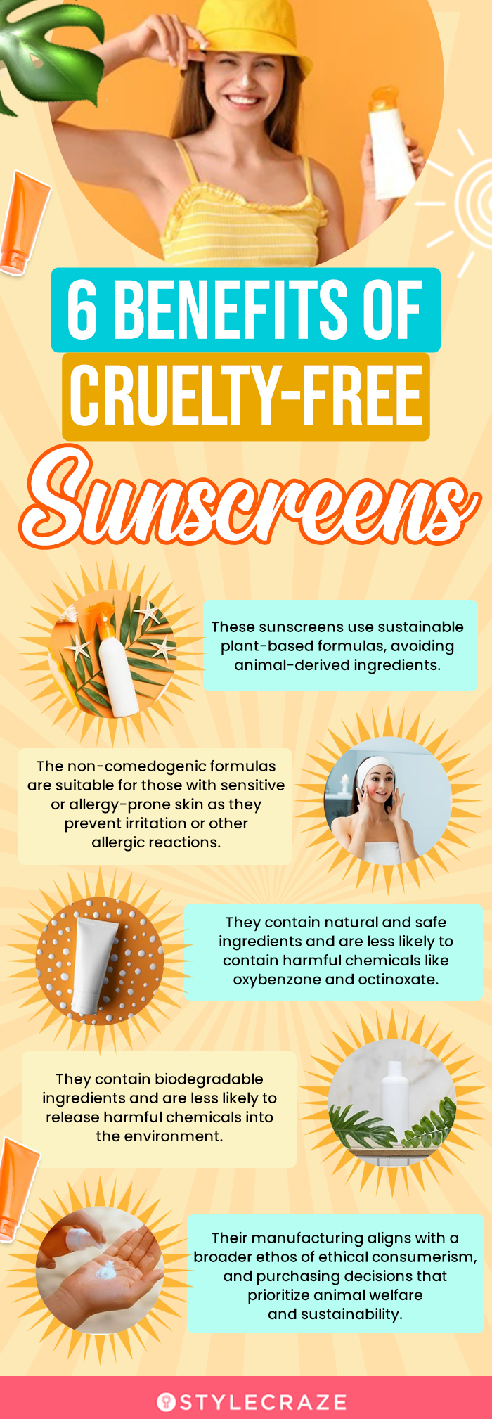 6 Benefits Of Cruelty-Free Sunscreens (infographic)