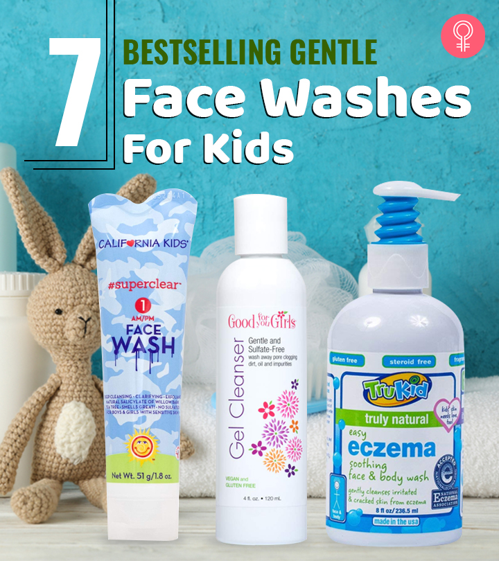 7 Best & Safe Face Washes For Kids For Every Skin Type