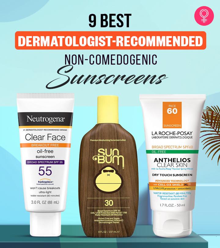 sunscreen water based non comedogenic