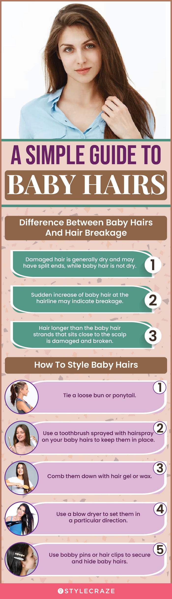 a simple guide to baby hairs(infographic)