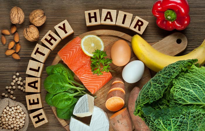 Healthy food items that complement your hair care routine