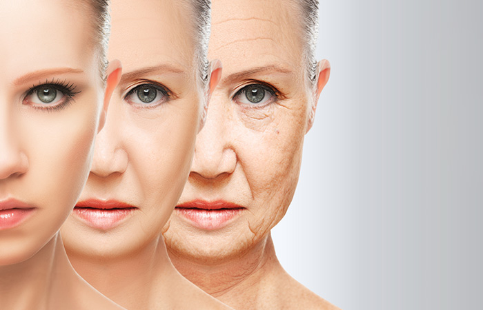 Aging causes sunken eyes