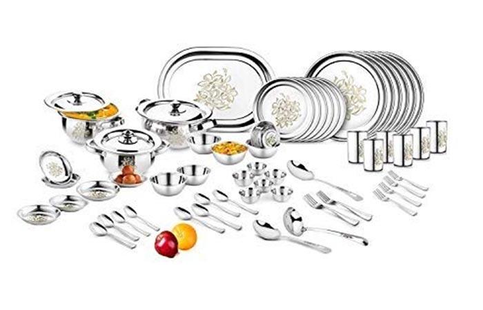 Classic Essentials Stainless Steel Dinner Set