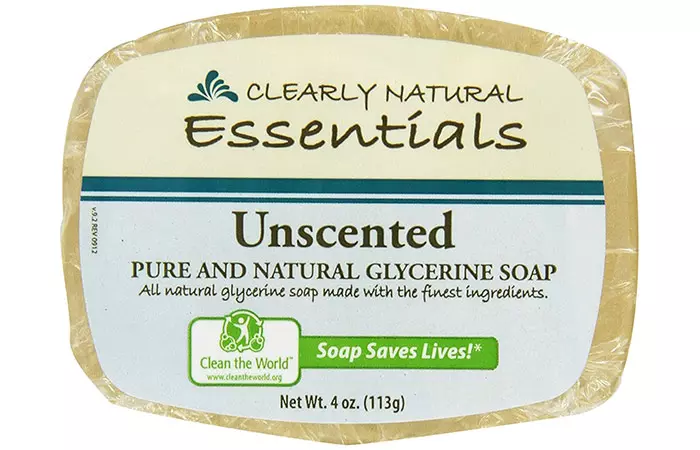 Clearly Natural Essentials Unscented Glycerin Soap