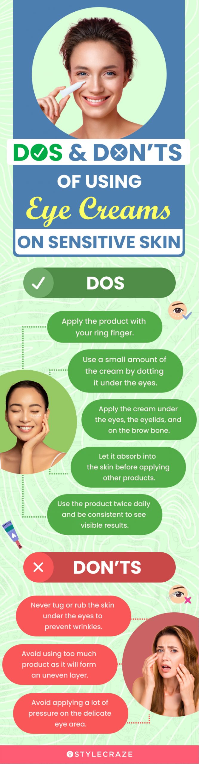Dos And Don’ts Of Using Eye Cream On Sensitive Skin