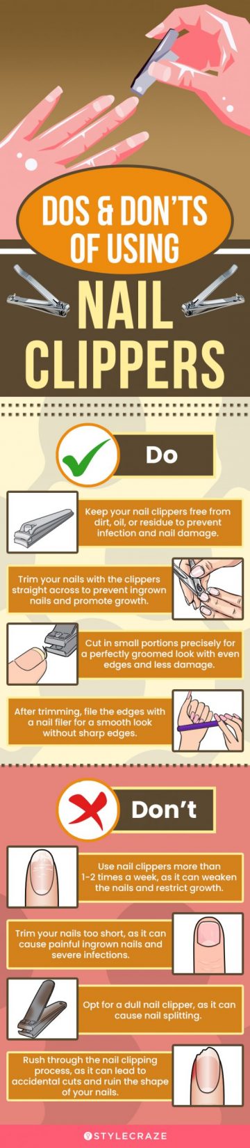 Dos & Don’ts Of Using Nail Clippers(infographic)
