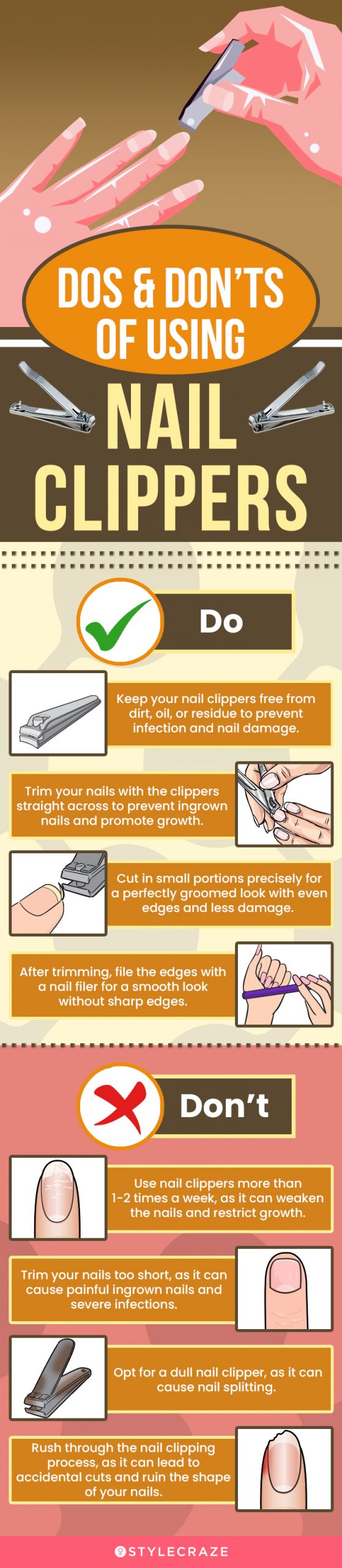Dos & Don’ts Of Using Nail Clippers(infographic)