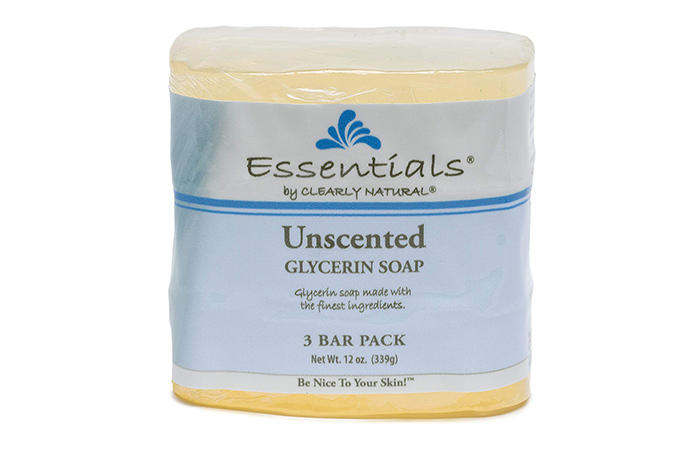 Essentials By Clearly Natural Unscented Glycerin Soap