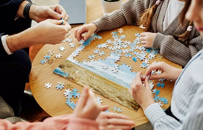 Family jigsaw puzzle