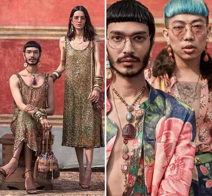 He Features Models Who Are Genderfluid And Identify As LGBTQ+