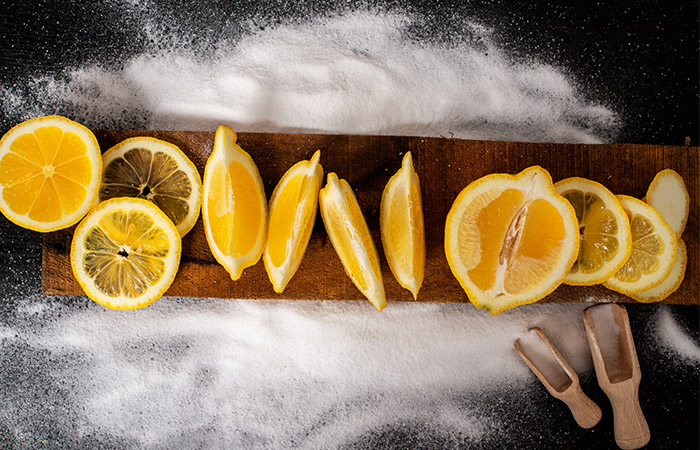 lemon and baking soda for face mask