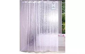 Kuber Industries PVC Shower Curtain
