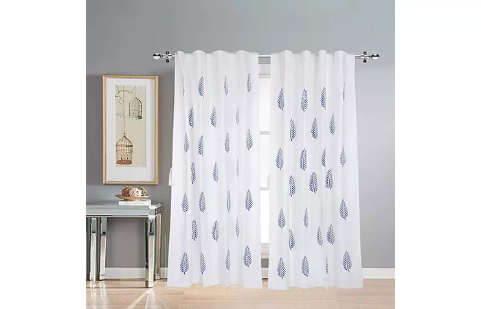 LINENWALAS Cotton Door Curtains