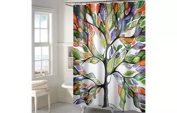 Lushomes Polyester Digital Print Shower Curtain