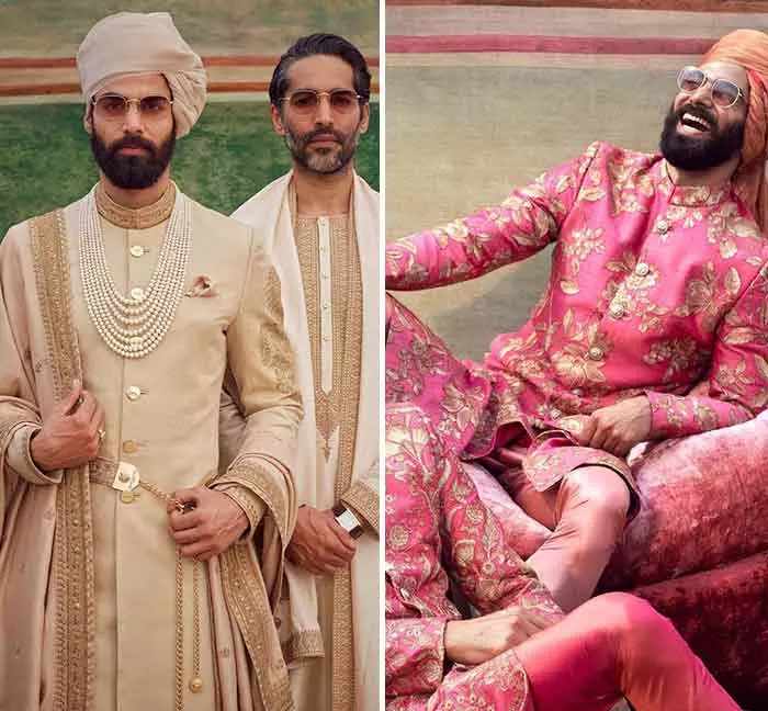 Male Models Who Are As Elaborately Dressed As Their Female Counterparts