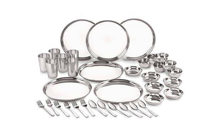 Neelam Stainless Steel Dinner Set