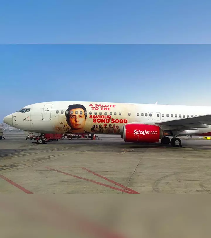 Sonu Sood Gets Featured On The Livery Of An Airline And Recounts His Most Important Travel Journey
