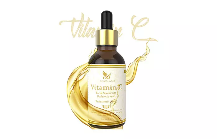 The Body Avenue Vitamin C Facial Serum With Hyaluronic Acid