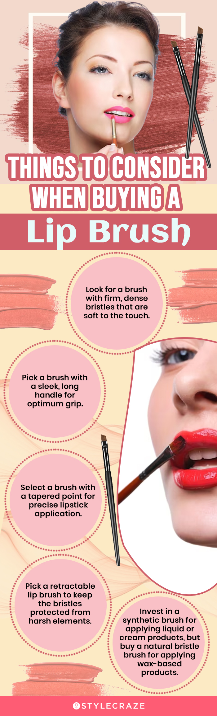 Things To Consider When Buying A Lip Brush (infographic)