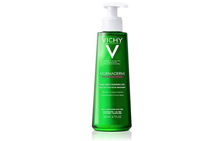 Vichy Normaderm Daily Deep Cleansing Gel - Salicylic Acid Acne Treatment