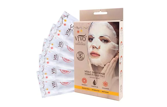 Vivo Per Lei Laboratories Vitamin C Serum Sheet Mask