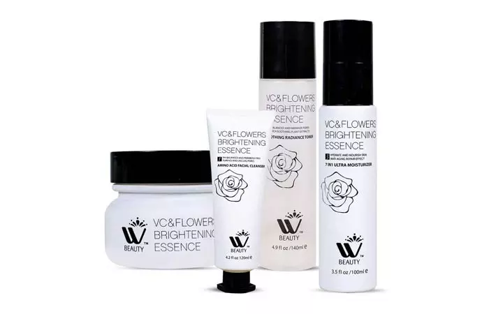 W Beauty VC & Flowers Brightening Essence Anti Aging Kit