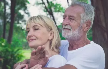 The age-gap couple enjoying happy and satisfying relationship