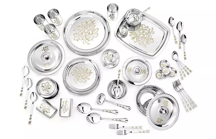 Classic Essentials Glory Stainless Steel Dinner Set