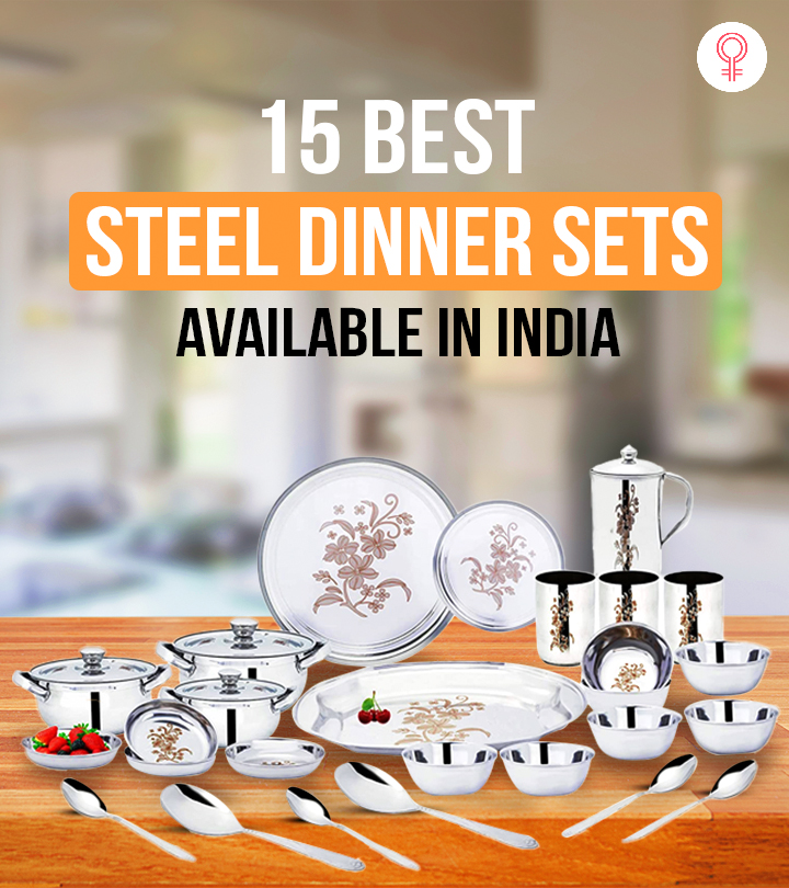 10 Best Steel Dinner Sets Available In India