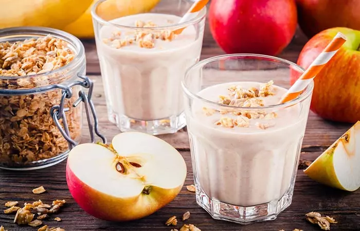 Apple Oatmeal Smoothie